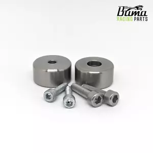 Universal Motorrad Lenkerenden Edelstahl Kurz | Lenkergewichte M5&M6 | Set - Bild 1 von 5