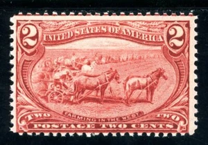 USAstamps Unused FVF US 1898 Trans-Mississippi Farming Scott 286 OG MNH - Picture 1 of 2