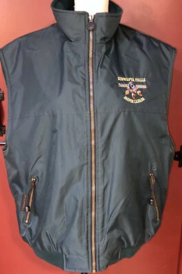 Vtg. Stormtech Nylon Vest Green Embroidered “Sunwapta Falls Jasper Canada” Sz L - Image 1 of 4