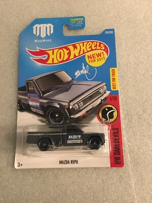 Mazda 2017 Hot Wheels HW Daredevils #286/365 reparación #1/10 gris oscuro variación B28 Foto 1 de 4