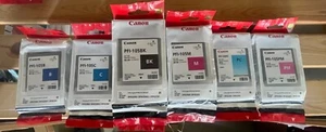 CANON PFI-105B PFI-105C PFI-105M PFI-105BK PFI-105PC PFI-105PM IPF6300 IPF6350 - Afbeelding 1 van 1