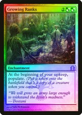 Growing Ranks FOIL Return to Ravnica NM White Green Rare MAGIC CARD ABUGames