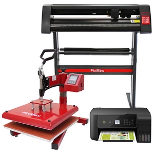 38cm Transferpresse Hitzepresse 72cm Schneideplotter Plotter SignCut mit Drucker - Bild 1 von 12