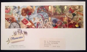 Conjunto de estampillas de felicitación GB QEII 1992 en portada de primer día dirigida, grada FDI pmk - Imagen 1 de 2