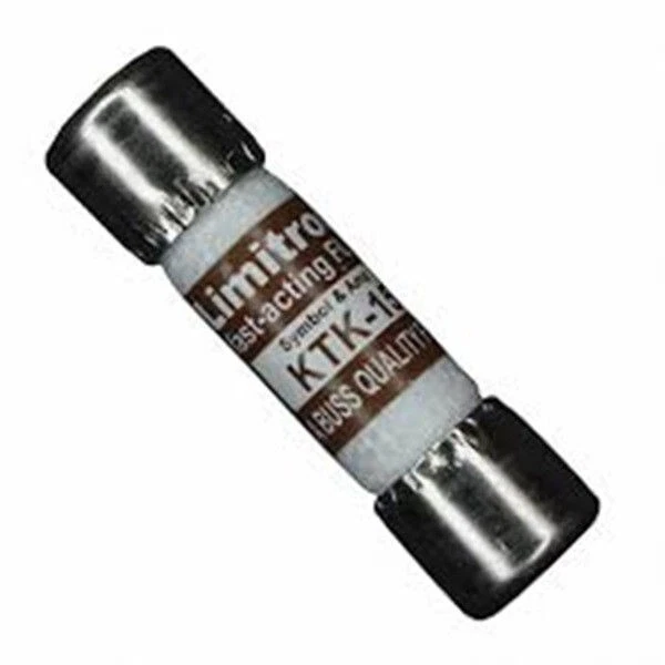 Bussmann KTK-15 15 Amp Limitron Fast Acting Supplementary Fuse Melamine Tube, 60 - Image 1 of 1