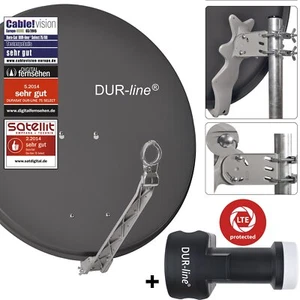 DUR-line 8 Utente Impianto Satellitare Select 75/80 Alu Satantenne Antracite+ - Bild 1 von 9