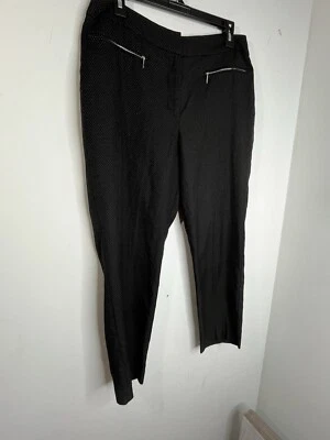 Chicos Micro Dot Mujer 1 Negro Blanco Pierna Recta 10 S (12) Foto 1 de 4