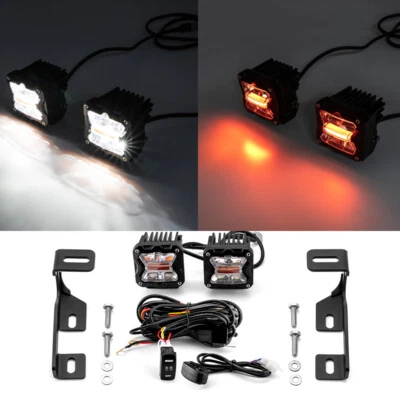 Kit de cables DT para Nissan Frontier 2005-2021 4 modos luces estroboscópicas 3"" soportes capó Foto 1 de 4