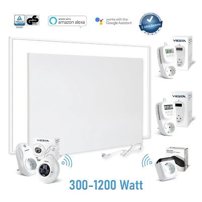 Infrarotheizung Infrarot Wandheizung Heizkörper 300-1200W Heizung mit Thermostat - Bild 1 von 4