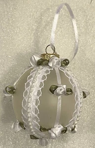 Vintage Glas Spitze Ornament - Bild 1 von 2