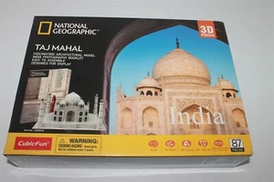National Geographic Taj Mahal India 3D Puzzle New 87 Pieces CubicFun - Picture 1 of 2