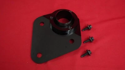 FORD BRONCO 1966-1977 TEMPRANO 2" NEGRO BILLET COLUMNA DE DIRECCIÓN MONTAJE CORTAFUEGOS! Foto 1 de 3