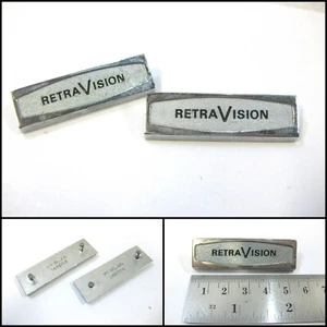 Genuine Vintage RetraVision Metal Badge Logo Emblems (55mm) - Bild 1 von 1