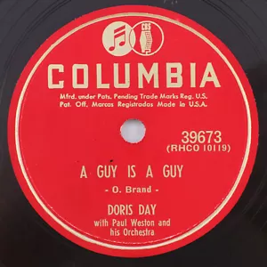 Doris Day / Paul Weston – A Guy Is A Guy / Who - 1952 10" 78 rpm Record 39673 - Picture 1 of 18