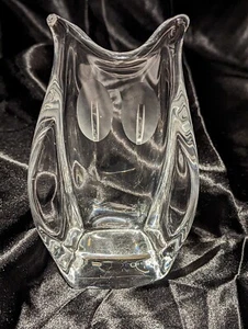 RARO Daum Francia Búho de Cristal Firmado - Imagen 1 de 6