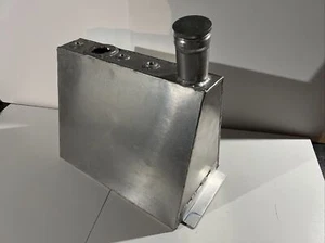 behind the seat fuel cell Dune Buggy Go Kart Aluminum Fuel AN Triangle Foam Fill - Picture 1 of 13