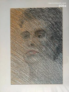 Moderne Kunst sinnliches Portrait Zeichnung 80er aus Auflösung Nachlaß - Bild 1 von 9