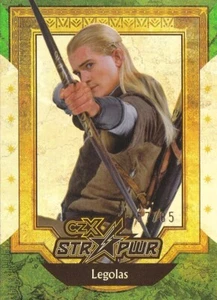 CZX MIDDLE-EARTH (2022) - GREEN PARALLEL CZX STR PWR CARD LEGOLAS S06 57/85 - Picture 1 of 1