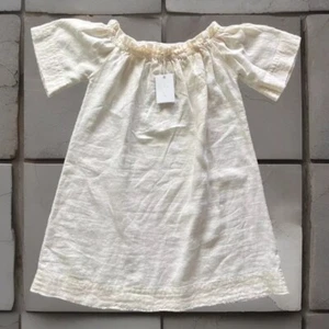 VENROY Mini Dress White Tie shoulder 100% linen size M AUS 10 NWTs $130 - Picture 1 of 5