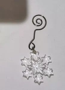 Swarovski Crytal LITTLE SNOWFLAKE Star Ornament 2004 Rockefeller Center 663147 - Picture 1 of 3