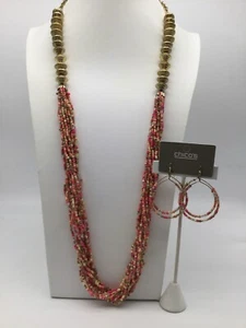 Chico’s Gorgeous Earring & Necklace Set NWTS - Picture 1 of 4