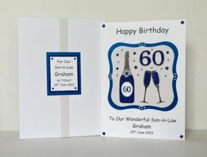 Tarjeta de cumpleaños personalizada A5 - todas las edades disponibles con sobre o caja - Imagen 1 de 9
