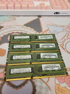 10 X Samsung 2GB 2rx8 PC3 10600E-09-10-E1 Desktop Memory Drives Lot Of 10 - Picture 1 of 2