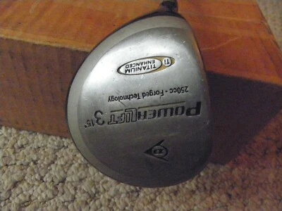 Men left handed Mid Flex graphite Dunlop  Power lift 15* fairway wood 3 wood - Image 1 of 4