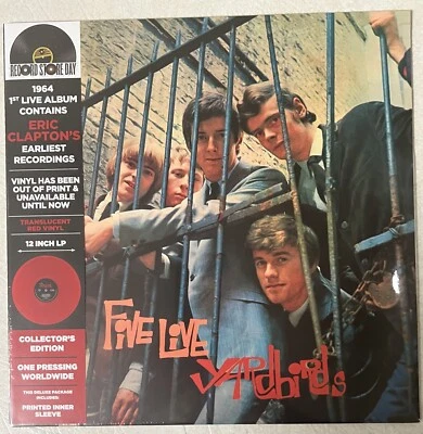 THE YARDBIRDS FIVE LIVE YARDBIRDS LP RSD 2024 ERIC CLAPTON  EARLY RECORDINGS - Image 1 of 4