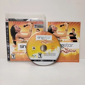 SingStar Latino (Sony PlayStation 3, 2009) Complete CIB w/ Manual Spanish RARE! - Picture 1 of 5