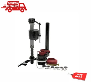 Universal Complete Toilet Repair Kit Flush Fill Valve Flapper Replacement Parts - Picture 1 of 4