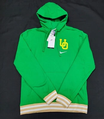 Nike Hoodie Men's Green Oregon Ducks  Pullover Sweatshirt FJ9808-377 SZ Small - Image 1 of 4