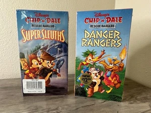 Disney's Chip 'N' Dale Rescue Rangers Super Sleuths/Ranger Rangers VHS SEALED - Foto 1 di 10