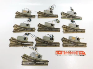CH34-2# 10x Märklin H0/00/AC E-Switch M-Track Right For 3600/800 Not Tested - Picture 1 of 7