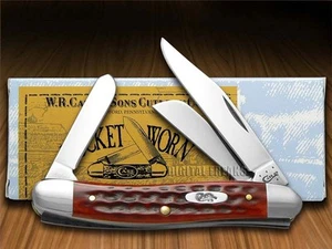 Custodia xx Stockman coltello tascabile indossato jigged vecchio manico in osso rosso 00786 - Foto 1 di 4