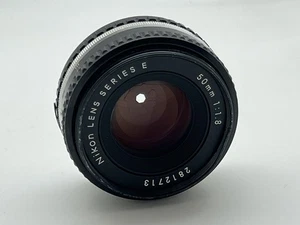 Nikon Lens Series E 50mm 1:1.8 Lens - FOCUS STUCK - AS IS FOR REPAIR - Picture 1 of 8