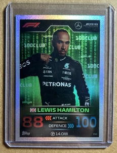 2023 Topps Turbo Attax 100 Club Lewis Hamilton Foil #350 - Bild 1 von 1