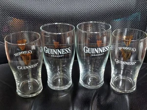 4 Guinness Bier Beer Bierglas Bar Kneipe Harfe Dublin Irland, je2x 0,3/0,4 l - Bild 1 von 7