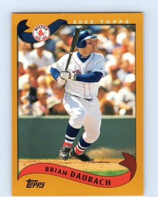 2002 Topps #584 Brian Daubach Boston Red Sox Baseball Card - Image 1 of 2