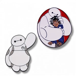 Disney Big Hero 6 Emoticon Baymax With Hiro Hamada Metal Enamel Trading Pin - Picture 1 of 4