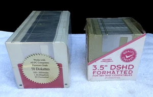 Floppy disk HD formattati PC Rainbow Pack vintage 3,5 pollici e 25 dischi DSHD 3,5 - Foto 1 di 3
