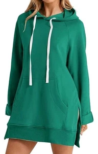 NEW! The Warmy Oversized Hoodie Dress - NAVY Size LARGE - Picture 1 of 1