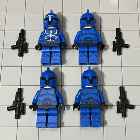 Lego Star Wars Senate Commando Trooper Minifigure Lot of 4 Figs 75088 F3 35