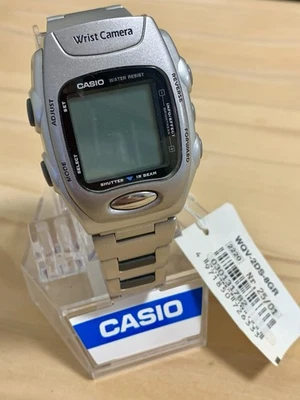 Casio WQV-2 Reloj Digital Cámara Pulsera Vintage Nuevo Antiguo Stock Estado Japón Foto 1 de 4