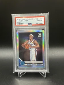 Panini Donruss Optic Darius Bazley Holo 156 2019 RC PSA 10 gemas como nuevo Thunder - Imagen 1 de 2