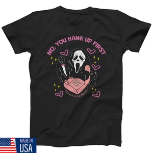 Camiseta No You Hang Up Halloween | Camiseta Gráfica Ghost Face Calling Parody - Imagen 1 de 4