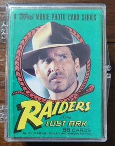 VTG 1981 Topps RAIDERS OF THE LOST ARK Trading Cards COMPLETE Set Indiana Jones - Picture 1 of 5