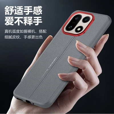 For OnePlus 15, Luxury PU Leather Hybrid Armor Fashion Phone Case Cover - Image 1 of 4