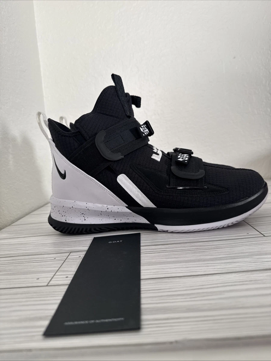 Nike LeBron Soldier 13 SFG TB Black White for Sale | Authenticity