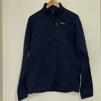 Patagonia Better Sweater Herren Navy Blau Fleecepullover 1/4 Zip Größe M - Bild 1 von 4